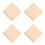 200Pièces Lamelles Bambou Beige Pour 8