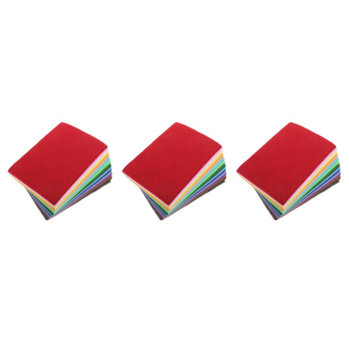 198Pièces Feutrine Polyester Variée Pour Couture Projets Mosaïque 2