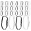 40Pièces Bandes Extensibles Pour Nœud 11