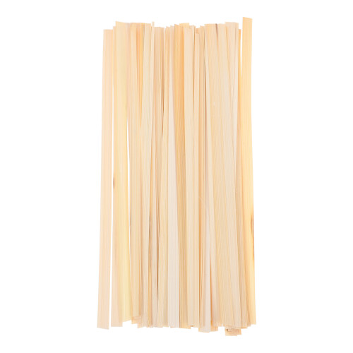200Pièces Lamelles Bambou Beige Pour 2