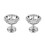 2Pcs Silver Stainless Steel Multi-Use Footed Dessert Bowls 5