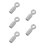 5Pièces Hydraulique Aluminium Argent Évite 6