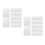100Pcs Clear Plastic Binder Covers Sheet Protectors for Office 8
