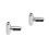 2Pièces Thermomètre Douche LED Argent Rotation 360 Batterie 7