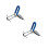 2Pièces Siège Enfant Aluminium Coloré Sécurisé Confortable 4
