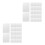 100Pcs Clear Plastic Binder Covers Sheet Protectors for Office 9