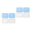 2Ensembles Plateaux Germination Multifonctionnels Plastique Bleu 10