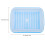 2Ensembles Plateaux Germination Multifonctionnels Plastique Bleu 11