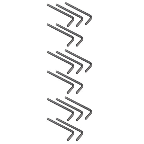 15Pièces Allen L Noires Forgées Acier Carbone Usage Réparation 2