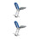 2Pièces Siège Enfant Aluminium Coloré Sécurisé Confortable 5