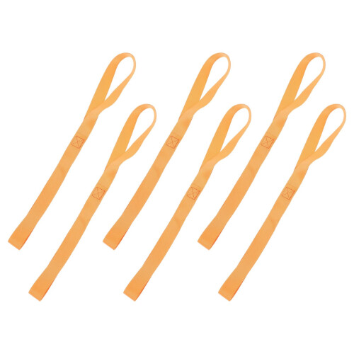 12Pièces Boucles De Serrage Orange Nylon Pour Charge Et