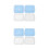 2Ensembles Plateaux Germination Multifonctionnels Plastique Bleu 9