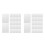 100Pcs Clear Plastic Binder Covers Sheet Protectors for Office 5