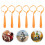12Pièces Boucles De Serrage Orange Nylon Pour Charge Et 9