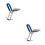 2Pièces Siège Enfant Aluminium Coloré Sécurisé Confortable 9
