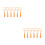 12Pièces Boucles De Serrage Orange Nylon Pour Charge Et 3