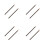 8Pièces Crayon Sourcils Coffe Waterproof À 3D Durable 3
