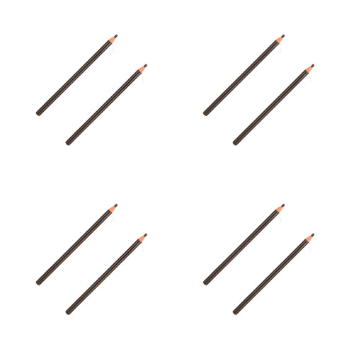 8Pièces Crayon Sourcils Coffe Waterproof À 3D Durable 2