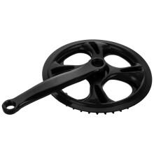 3Pièces Pédalier De Noir Acier Teneur Sport Durable