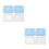 2Ensembles Plateaux Germination Multifonctionnels Plastique Bleu 6