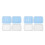 2Ensembles Plateaux Germination Multifonctionnels Plastique Bleu 5