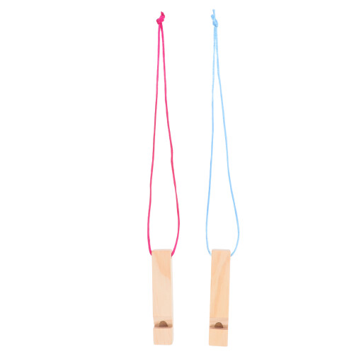 4Pièces Sifflets Bois Musical DIY Enfants Jeu Découverte