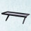 3Pièces Plateau Moniteur Noir Support Rangement Compact Bureau 11