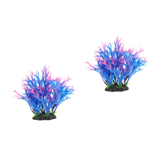 2Pièces Accessoire Corail Pour Décoration Aquarium 2