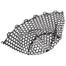 3Pcs Silicone Fishing Net Replacement Bag Black Durable Foldable Mesh