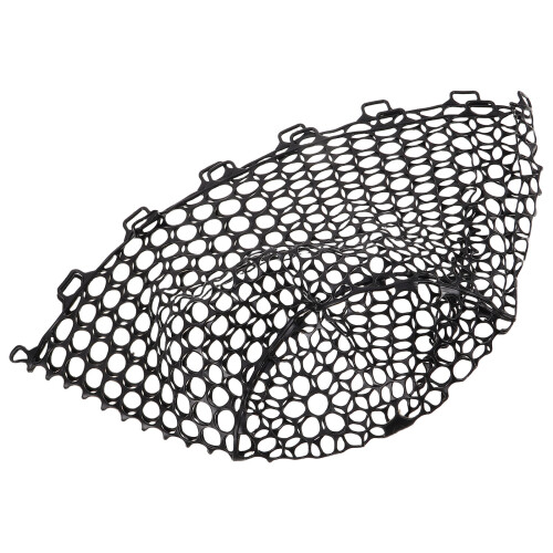 3Pcs Silicone Fishing Net Replacement Bag Black Durable Foldable Mesh
