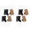 8Pièces Accessoires Cadres Photo Noir Support Robust Pour Décor Maison 5