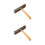 2Pièces Brayers Impression Rouleau Caoutchouc Pour Peinture Tampon 4