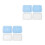 2Ensembles Plateaux Germination Multifonctionnels Plastique Bleu 7
