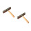2Pièces Brayers Impression Rouleau Caoutchouc Pour Peinture Tampon 10