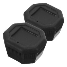 10Pièces Caches Bout Raquette Tennis Noir Protection Durable