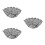 3Pcs Silicone Fishing Net Replacement Bag Black Durable Foldable Mesh 3