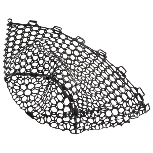3Pcs Silicone Fishing Net Replacement Bag Black Durable Foldable Mesh 1