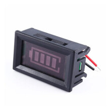 2Pièces Détecteur Électrique Batterie 12V Noir Pour Plomb Lithim