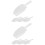 8Pcs White Plastic Ice Scoop Handy Spoon for Home 5