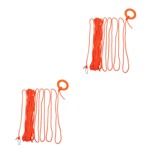 2Sets Water Rescues Throw Rope Floating Outdoor 2