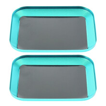 4Pcs Durable Aluminum Alloy Magnetic Parts Organizer Tray for Screws