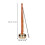 2Pièces Instrument Percussion Bouddhiste Cuivre Bois Son Clair Et Doux 9