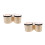2Ensembles Percussions En Bois Beige Pour Danse Et Éducation Musicale 5