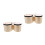 2Ensembles Percussions En Bois Beige Pour Danse Et Éducation Musicale 3