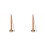 2Pièces Instrument Percussion Bouddhiste Cuivre Bois Son Clair Et Doux 5