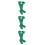 3Paare Gemütliche Grüne Kniestrümpfe Polyester Kinder Party St Patrick 6