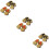 6Paare Mini Holzclogs Puppendeko Zubehör 11