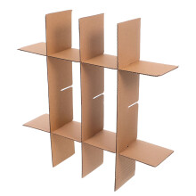 15Stk Gitter-Kartontrenner Für Umzug Und Versand Khaki