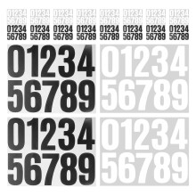 Weather Resistant House Numbers Decals for Doors and Mailboxes