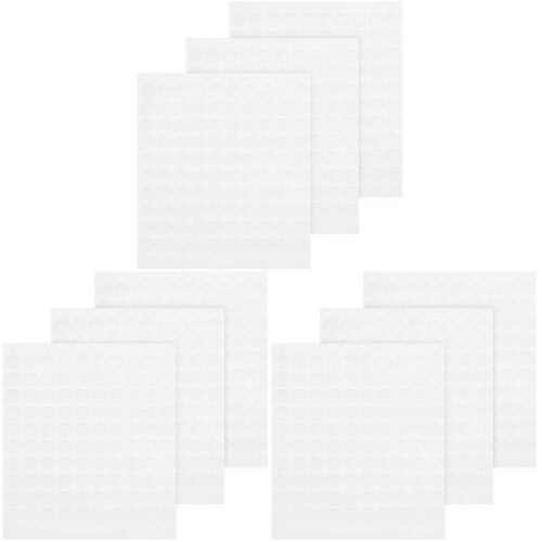 900Stk Runde Transparente Doppelseitige Klebepunkte Acryl 1